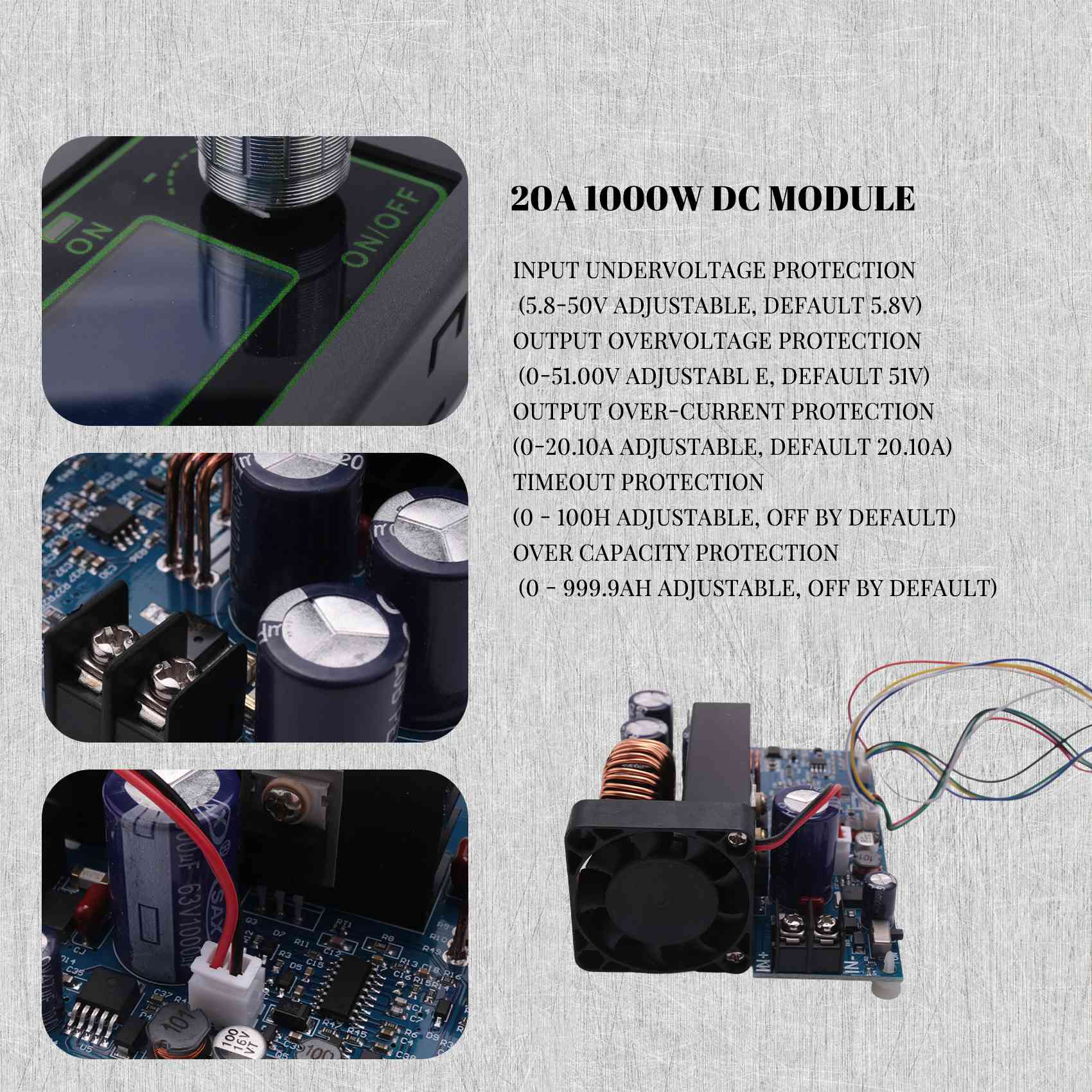 Step Down Dc Power Supply Module 1000W - [NEWA08R】 WZ5020L 20A 1000W DC DC