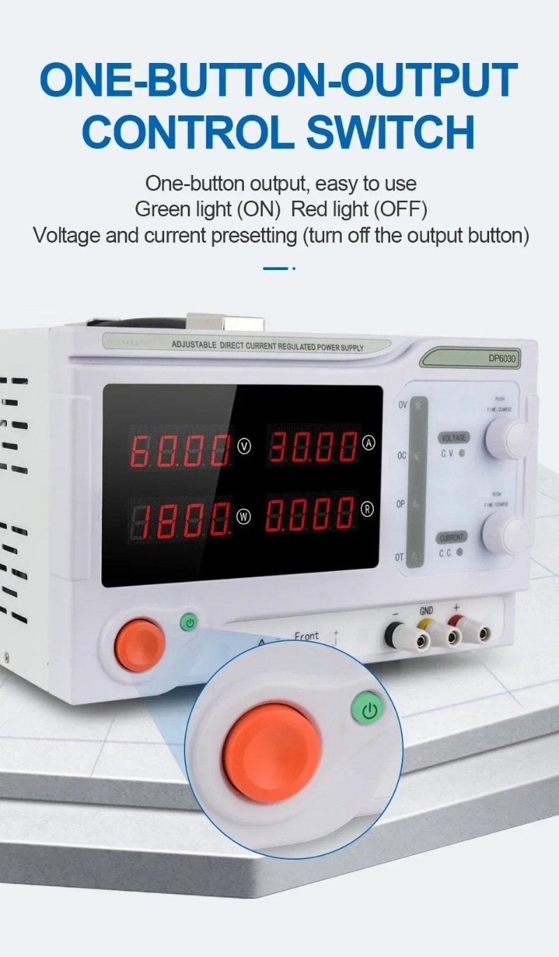 1800w Digitale Schakelaar 60V  - High Power 60V 20A Bench Power Supply recensie en prijs